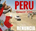Perú se queda sin Dakar 2016, usarán los recursos para paliar Fenómeno de El Niño Perú se queda sin Dakar 2016, usarán los recursos para paliar Fenómeno de El Niño